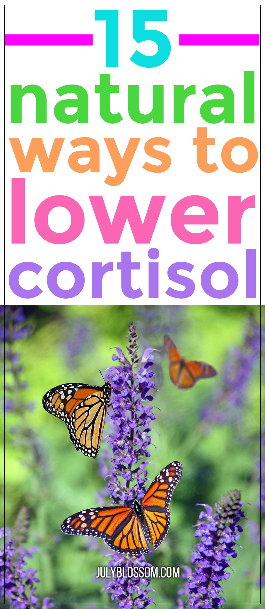 How To Lower Cortisol Levels Naturally - 15 Ways - ♡ July Blossom