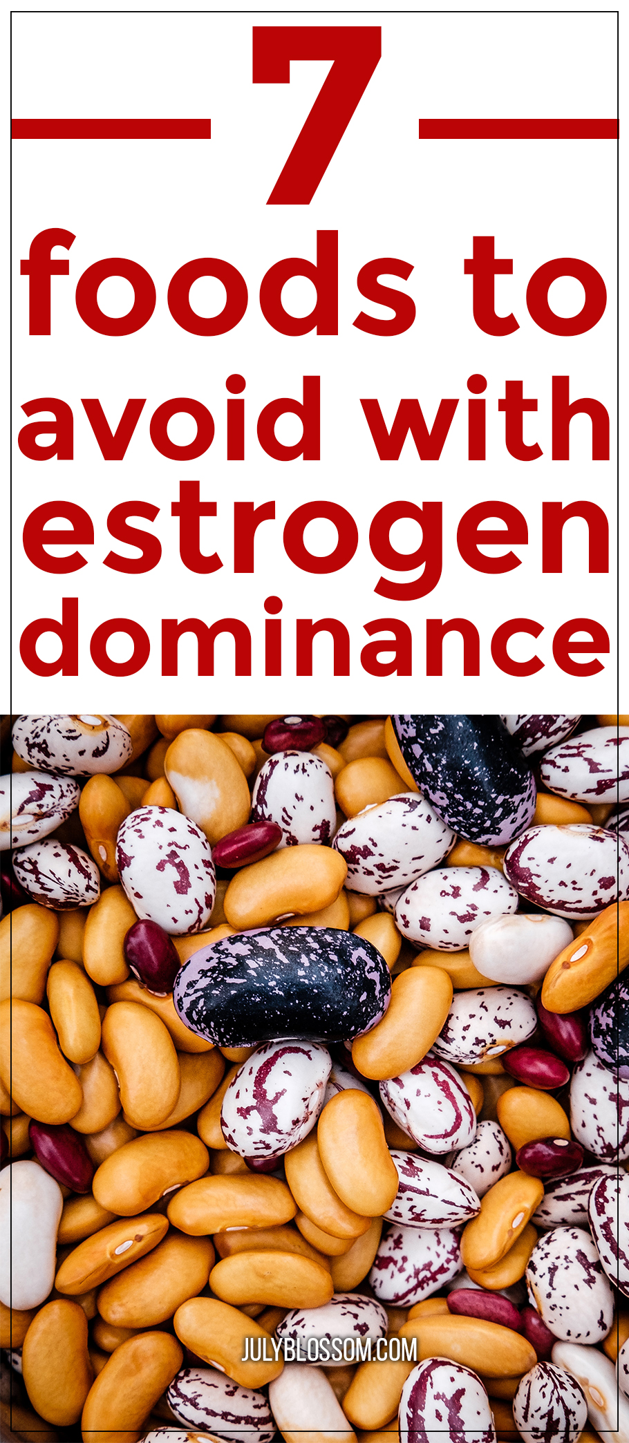 List Of Foods To Avoid With Estrogen Dominance - July Blossom