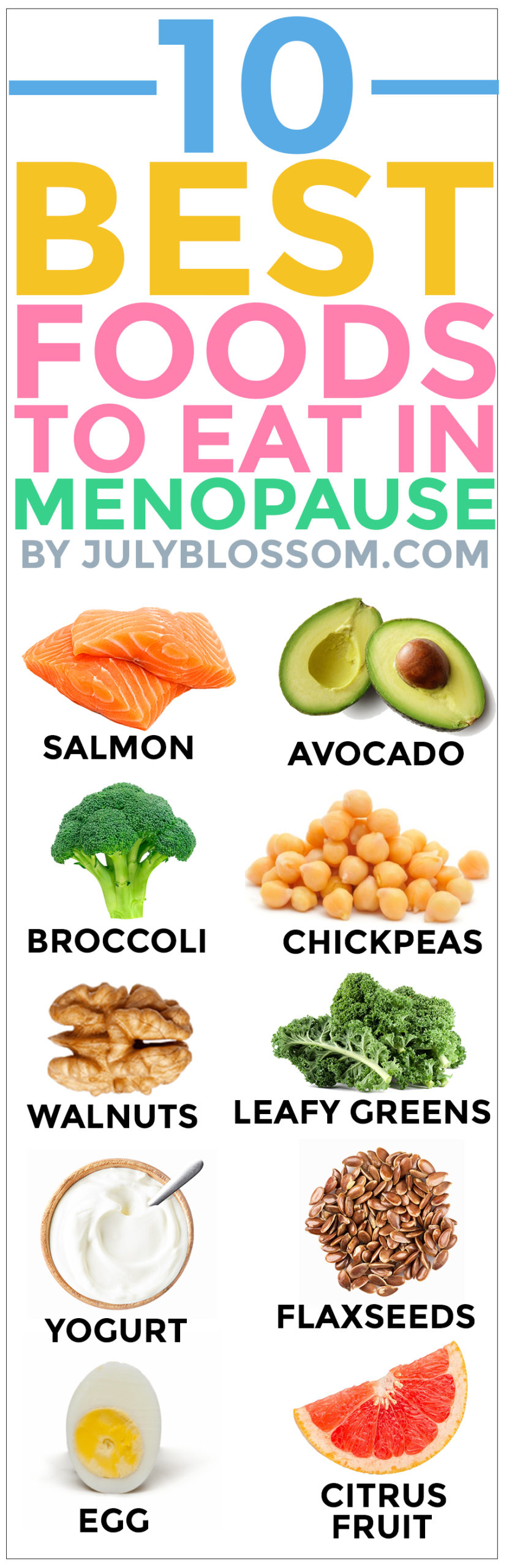 10 Best Foods To Eat During Menopause - ♡ July Blossom