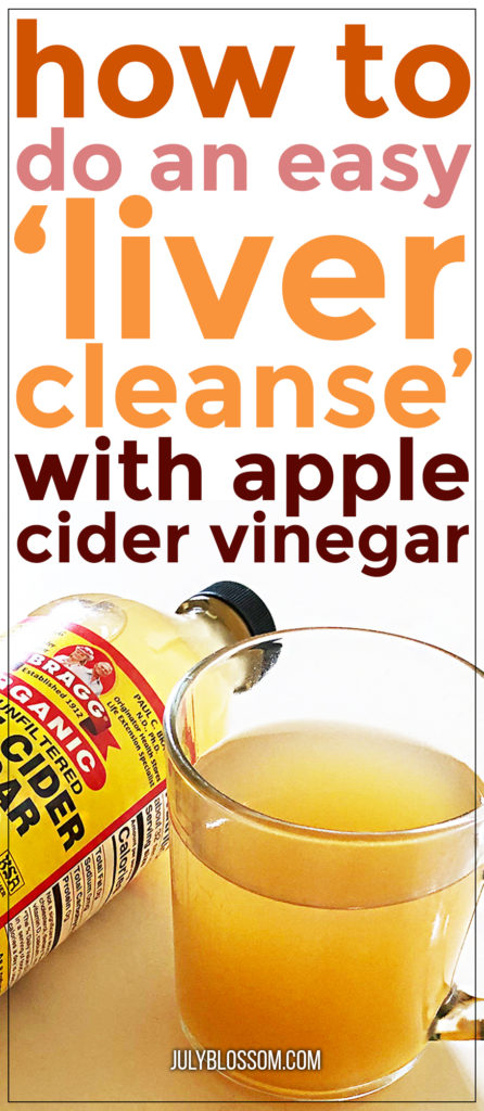 Start your mornings right, sipping this liver cleanse drink with apple cider vinegar! 