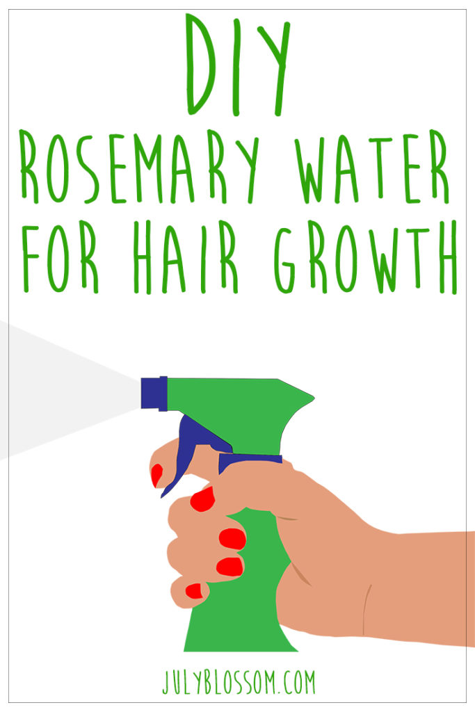 How To Make Rosemary Water For Hair Growth ♡ July Blossom 9690