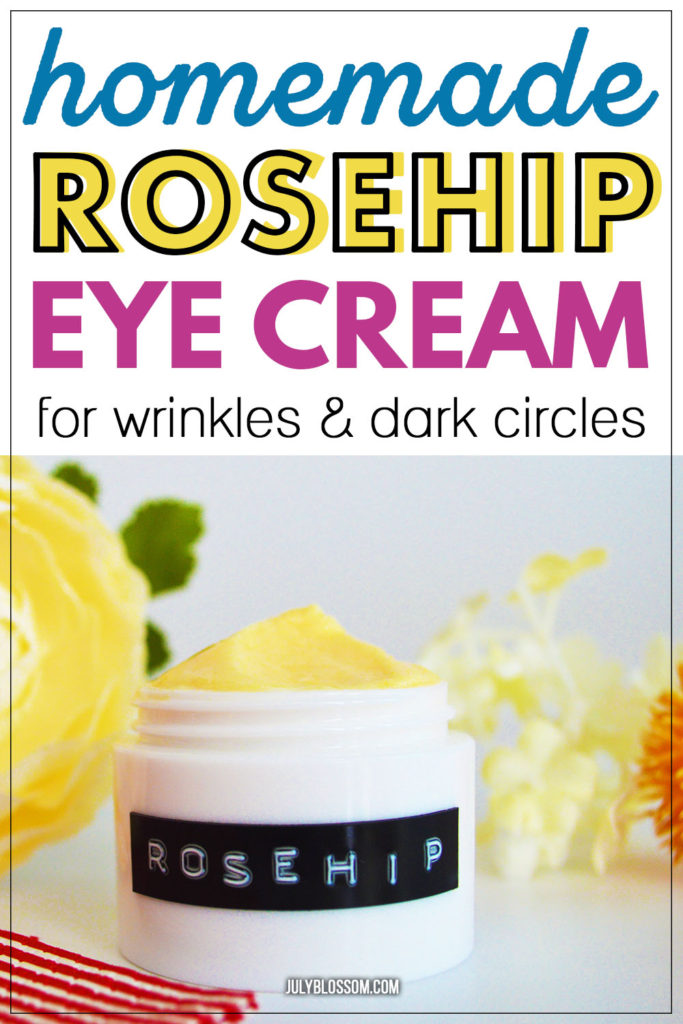 Looking for a gentle under-eye cream that gives your skin hydration and smoothness? Try making your own DIY rosehip oil eye cream for wrinkles and dark circles! 