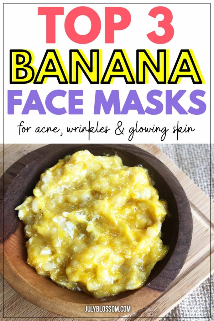 Got extra ripe bananas in your kitchen right now? Don’t trash them – put those bananas to use by making any of these 3 DIY banana face masks for acne, wrinkles and glowing skin! 