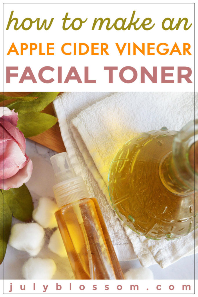 Did you know you can make your own apple cider vinegar toner? Find out how in this post! 