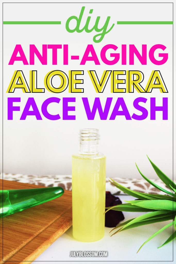 Have you ever thought of making your own non-toxic face wash? If so, then today is your day! Here’s a recipe for DIY anti-aging aloe vera face wash. It is filled with the soothing & anti-aging benefits of aloe vera and essential oils! 