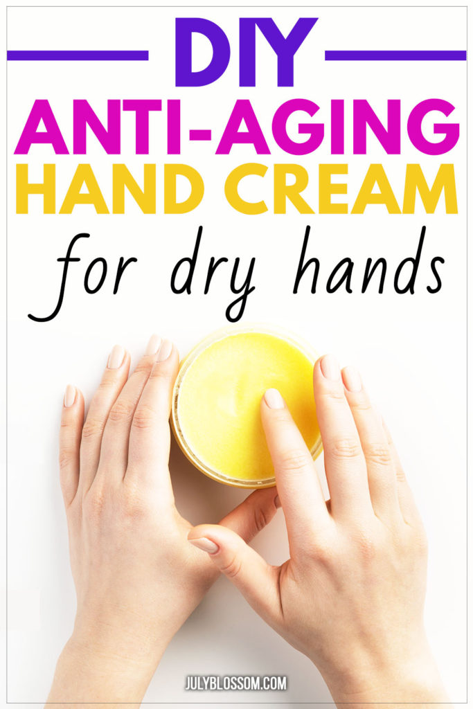 Everyone looks after their faces but we should all be taking care of our hands as well! Make this DIY anti-aging cream for dry hands to keep your skin looking moisturized and youthful! 