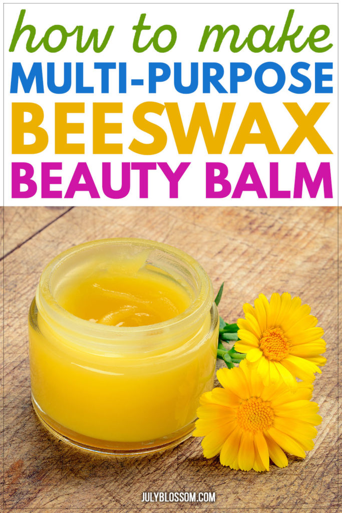 Whip up a batch of this DIY multipurpose beeswax beauty balm to fulfil your every skin & hair need! 