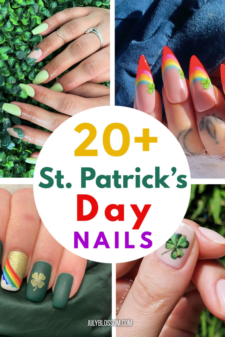 20+ Cute St. Patrick's Day Nails for 2022 - ♡ July Blossom