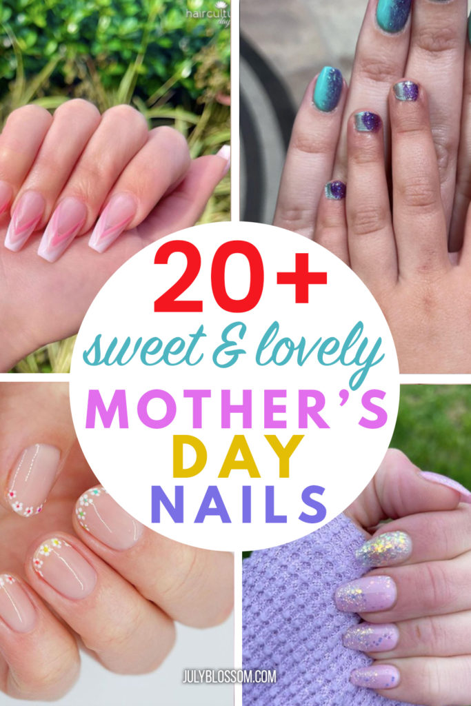 Have you ever thought about getting Mother's Day nails done? If you and your mom are besties, you can get your nails done with any of the sweet mother's day nail art ideas below. Or, treat your mom to a set inspired by the ideas below. Better yet, if you're a mom yourself, why not treat yourself to a cute set of nails to celebrate yourself. I mean why not? Being a mom is tough and you need that self-love, honey! 