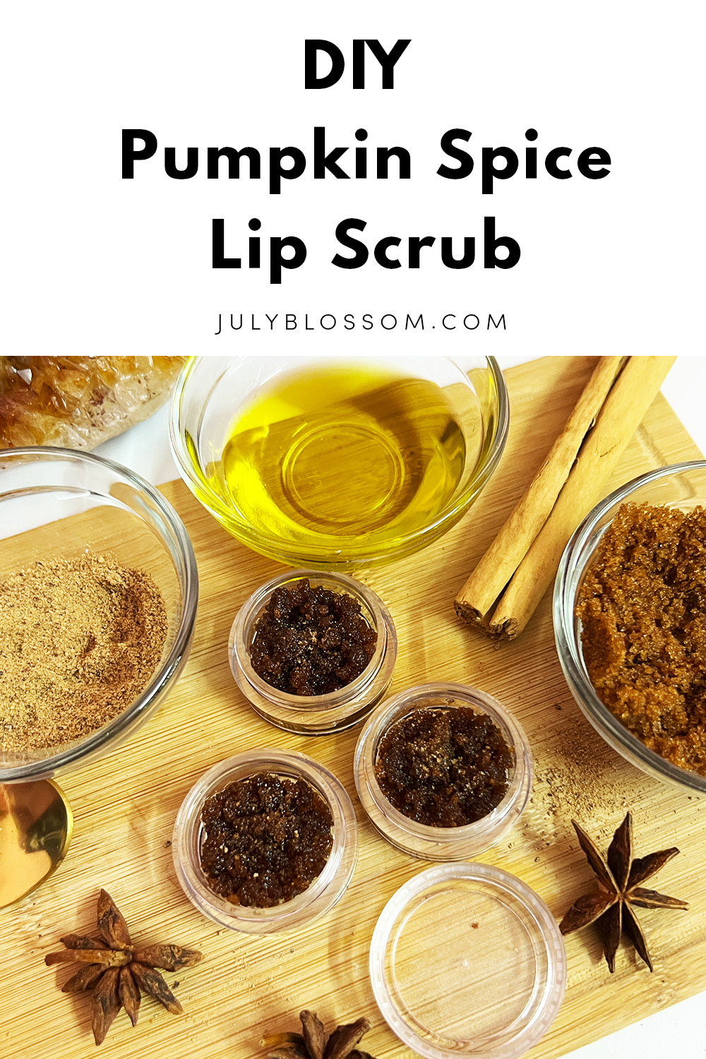 Diy Pumpkin Spice Lip Scrub ♡ July Blossom 3229