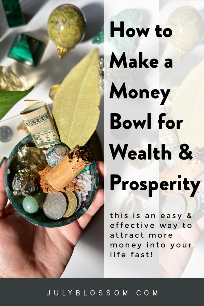 Come and I show you how to make a powerful money bowl for wealth, prosperity & abundance!