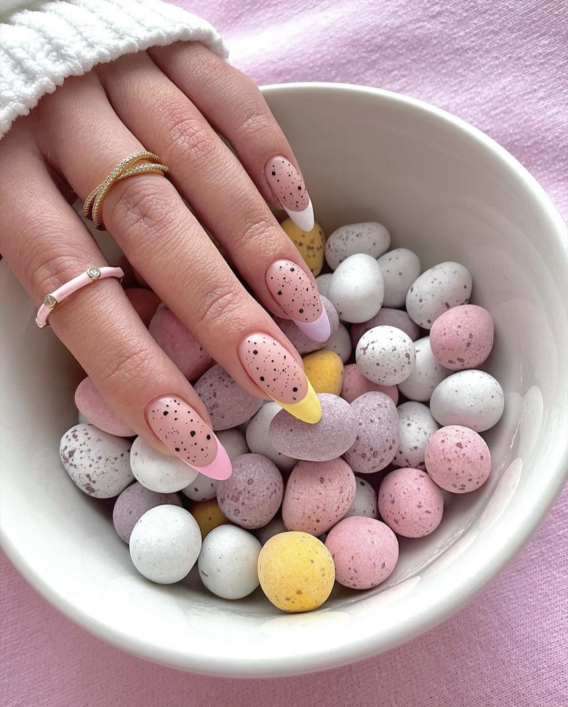 45+ Super Cute Easter Nails 2023 - ♡ July Blossom