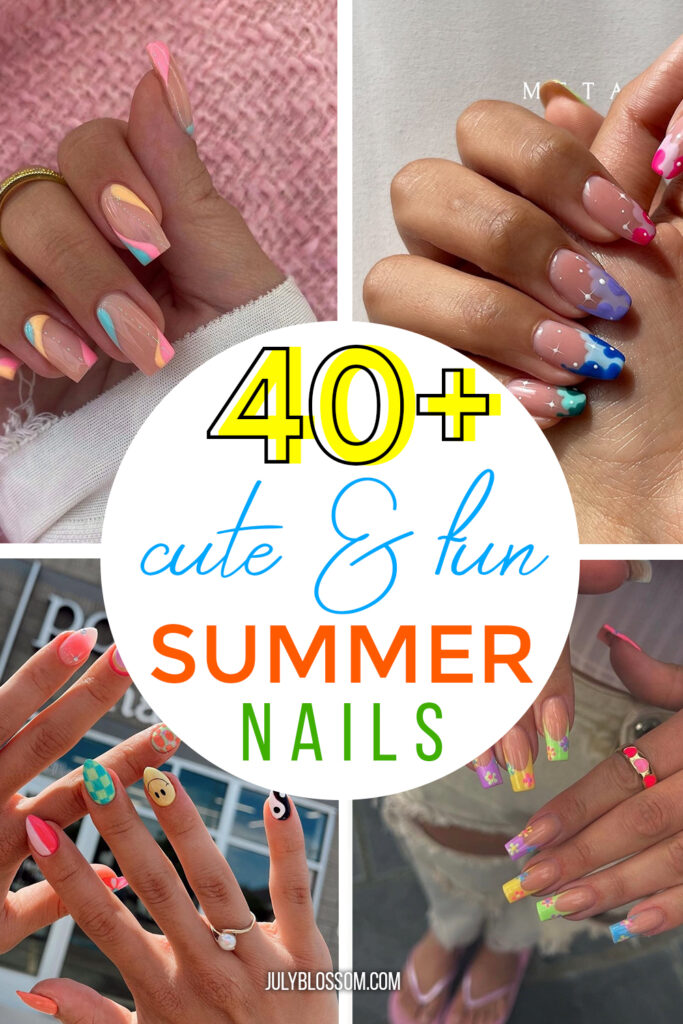 Hey girlies! We're manifesting lots and lots of beautiful sunshine ASAP with these fun summer nails! 